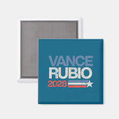 Vance Rubio 2028 President Jd Vance Marco Rubio Us Magnet (Vorderseite/Rückseite)