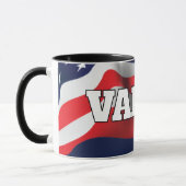 Vance Text Mit Flagge und Weißkopfseeadler Tasse (Links)