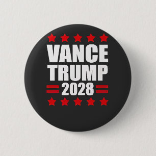 Vance Trump Präsidentschaftswahl 2028 Politisch Button