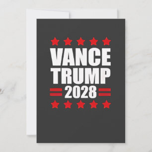 Vance Trump Präsidentschaftswahl 2028 Politisch Einladung