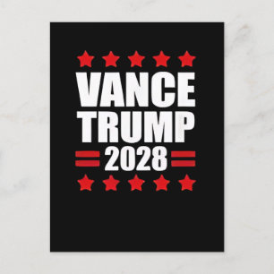 Vance Trump Präsidentschaftswahl 2028 Politisch Einladungspostkarte