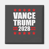 Vance Trump Präsidentschaftswahl 2028 Politisch Magnet (Vorne)