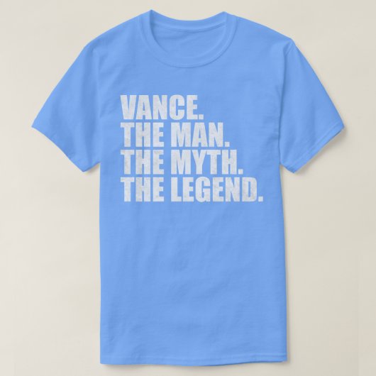 VanceVance Name Vance Vorname T-Shirt (Design vorne)