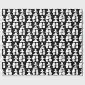 Vancoouver Wrapping Paper Inuit Inukshuk Paper Geschenkpapier (Flach)