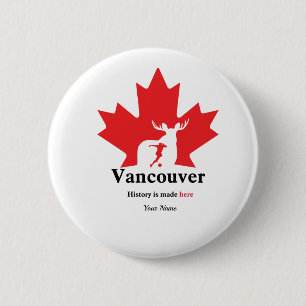 Vancouver 2026 Fußball-Anstecknadel Benutzerdefini Button