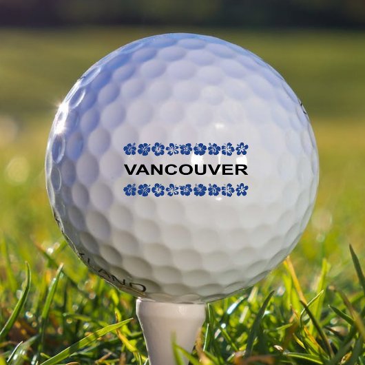 Vancouver Aloha Bands Blue Light Color Golfball