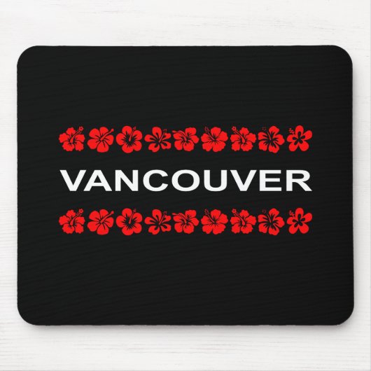 Vancouver Aloha Bands Dark Color Mousepad (Vorne)