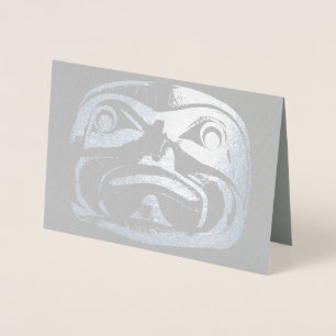 Vancouver Art Cards Personalisiert Totem Pole Card Folienkarte