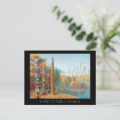 Vancouver Art Postcard Vancouver Totem Pole Cards Postkarte (Stehend Vorderseite)