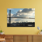 Vancouver Art Print Lions Gate City Leinwand (Insitu (Wohnzimmer))