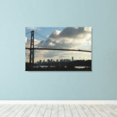 Vancouver Art Print Lions Gate City Leinwand (Insitu (Holzboden))