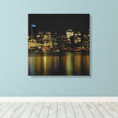 Vancouver Art Print Vancouver City Leinwand (Insitu (Holzboden))