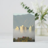 Vancouver aus der Nebelpostkarte Postkarte (Stehend Vorderseite)
