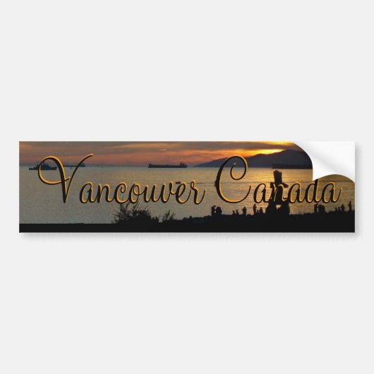 Vancouver Autoaufkleber Vancouver Souvenir Geschen (Vorne)