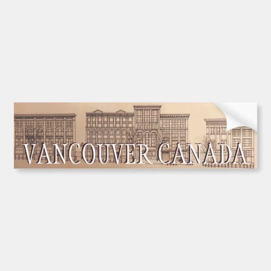 Vancouver Autoaufkleber Vancouver Souvenir Geschen (Vorne)