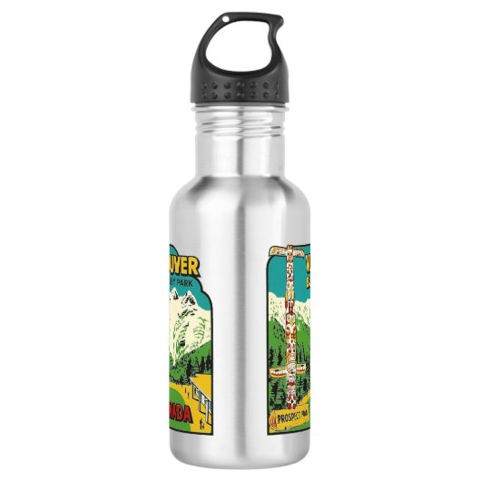 Vancouver B.C. Edelstahlflasche (Vorderseite)