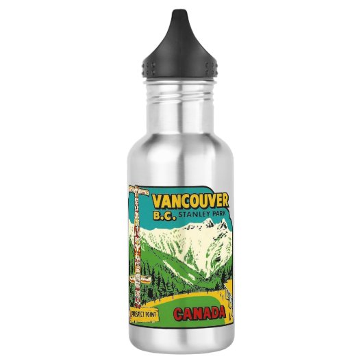 Vancouver B.C. Edelstahlflasche (Links)