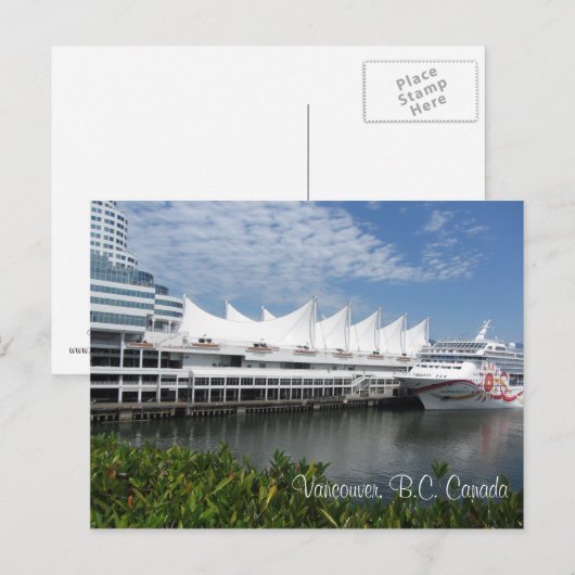 Vancouver, B.C. Kanada Postkarte (Vorne/Hinten)