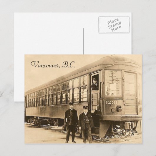 Vancouver, B.C. Postkarte (Vorne/Hinten)