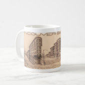 Vancouver BC Canada Coffee Cups Tasse & Brillen (Vorderseite Links)