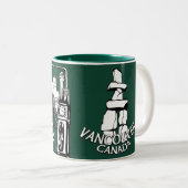 Vancouver BC Canada Coffee Cups Tasse & Brillen (VorderseiteRechts)