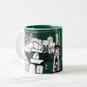 Vancouver BC Canada Coffee Cups Tasse & Brillen (Vorderseite Links)