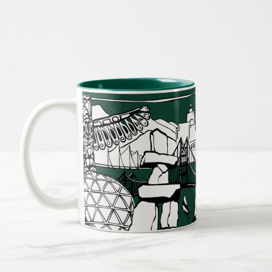 Vancouver BC Canada Coffee Cups Tasse & Brillen (Links)