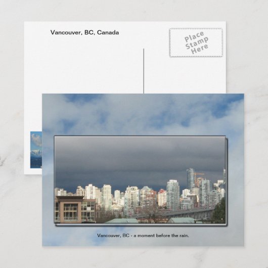 Vancouver, BC, Canada Postcard Postkarte (Vorne/Hinten)