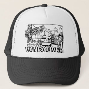 Vancouver BC Caps Souvenir Trucker Caps & Hats Truckerkappe