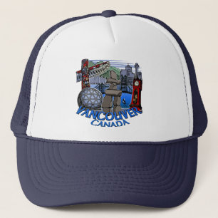 Vancouver BC Caps Souvenir Trucker Caps & Hats Truckerkappe