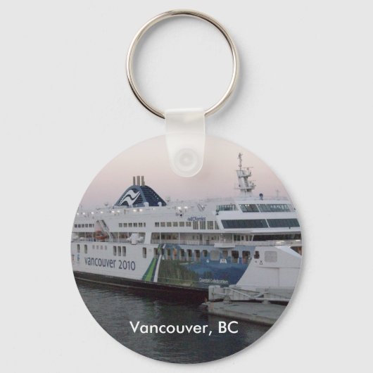 Vancouver, BC ferry souvenir Schlüsselanhänger (Vorderseite)