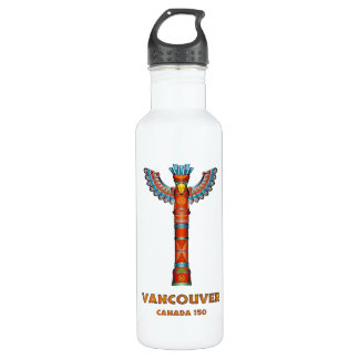 Vancouver (BC) Kanada - Totem Pole Trinkflasche