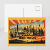 Vancouver BC Küstenmetropole Postkarte (Vorne/Hinten)