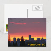 Vancouver BC Postkarte (Vorne/Hinten)