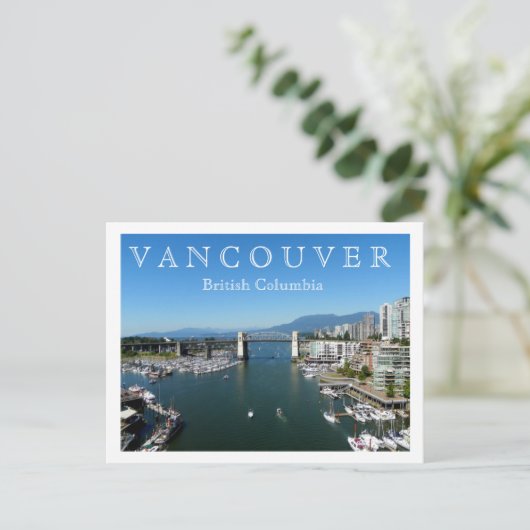 Vancouver, BC Postkarte (Stehend Vorderseite)