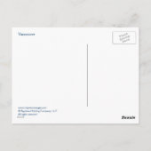 Vancouver, BC Postkarte (Rückseite)