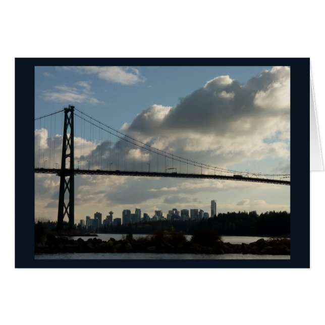 Vancouver BC Souvenir Cards Sehenswürdigkeit Cards (Vorderseite (Horizontal))