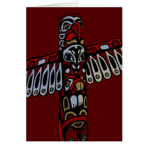 Vancouver BC Souvenir Cards Totem Pole Art Cards