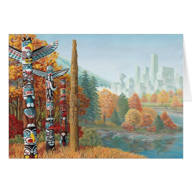 Vancouver BC Souvenir Cards Vancouver Art Cards (Vorderseite (Horizontal))