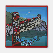 Vancouver BC Souvenir Magnets Vancouver Geschenke Magnet (Vorne)