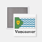 Vancouver, Britische Flagge Columbia Magnet (Vorderseite/Rückseite)