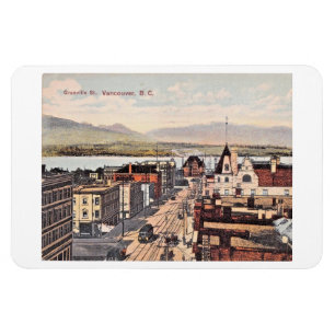 Vancouver, British Columbia, Kanada 1908 Vintag P Magnet