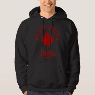 Vancouver British Columbia Kanada Ahornblatt Kanad Hoodie
