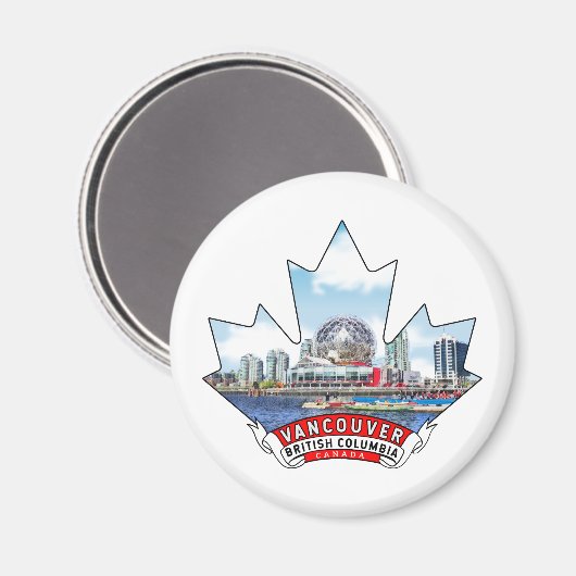 Vancouver, British Columbia Kanada Magnet (Vorderseite/Rückseite)
