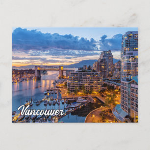 Vancouver, British Columbia, Kanada Postkarte