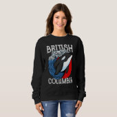 Vancouver British Columbia Orca Whale Sweatshirt (Vorne ganz)