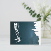 Vancouver by night - Postkarte (Stehend Vorderseite)