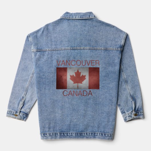 Vancouver Canada Bc Jeansjacke (Rückseite)