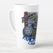 Vancouver Canada Coffee Cups Tasse & Brillen (Linke Ecke)