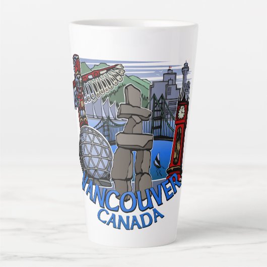 Vancouver Canada Coffee Cups Tasse & Brillen (Vorderseite)